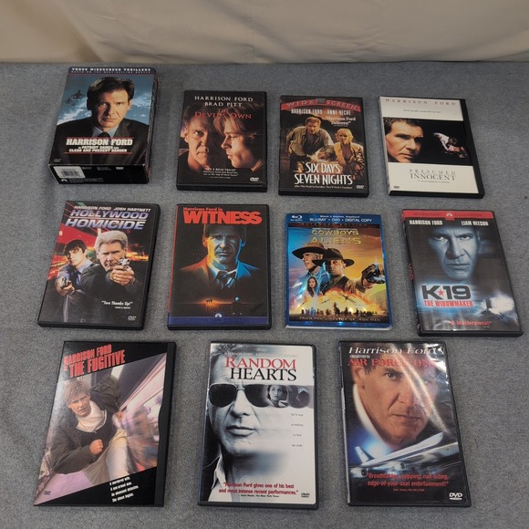 Harrison Ford Movie Lot 13 Films DVD Blu-ray The Fugitive Air Force One Witness